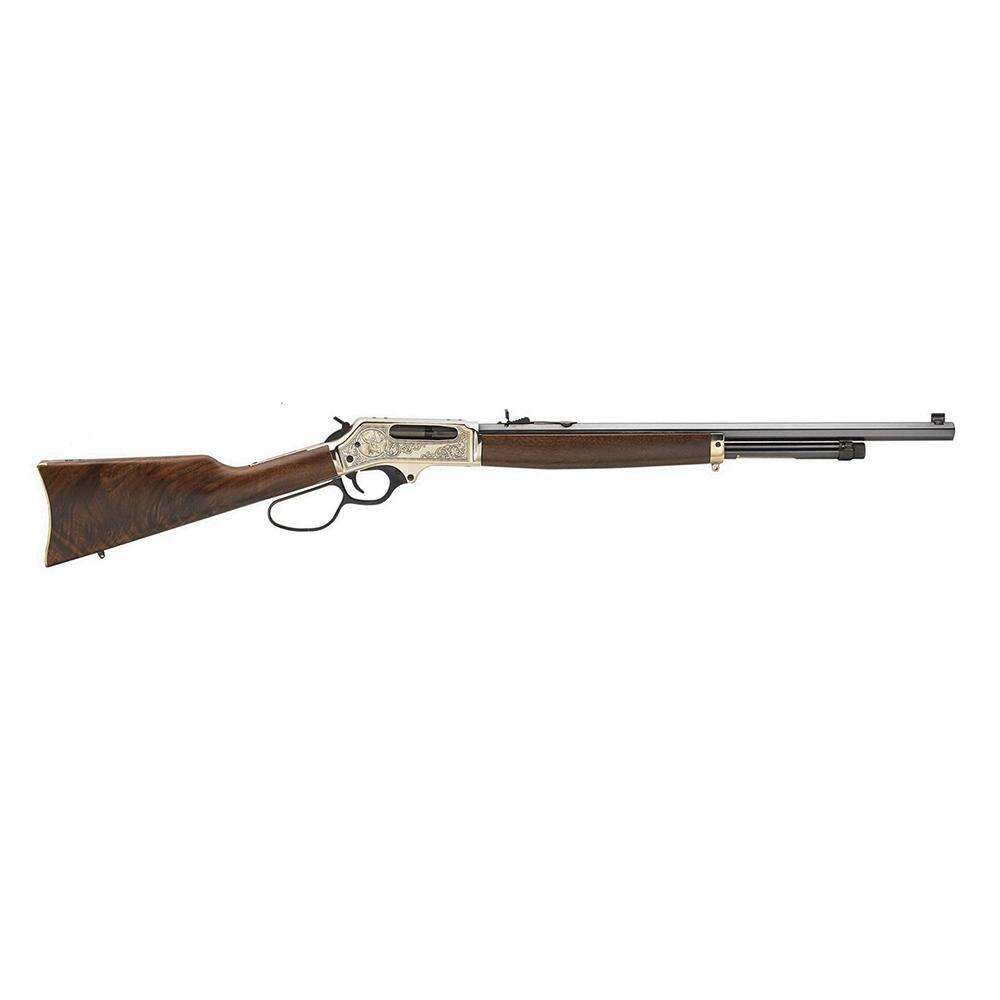 Rifles Long Guns Henry Repeating Arms Lever Action 45 70GOVT HENRY BRASS WLDLIFE 45-70 20" SIDE